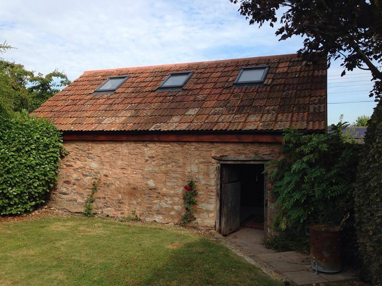 Stone barn before conversion