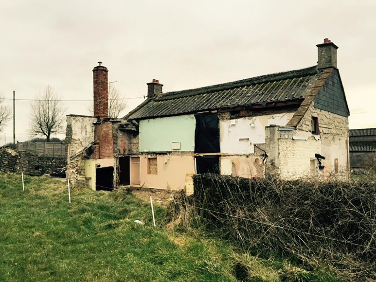 Cottage before rebuilding