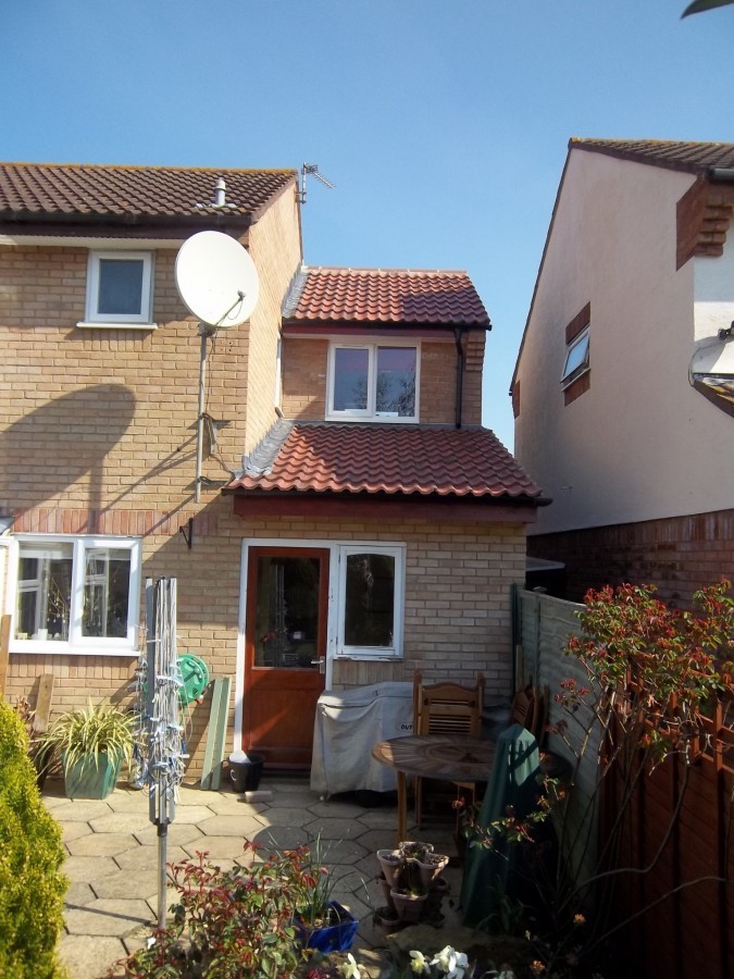 Two-storey rear extension